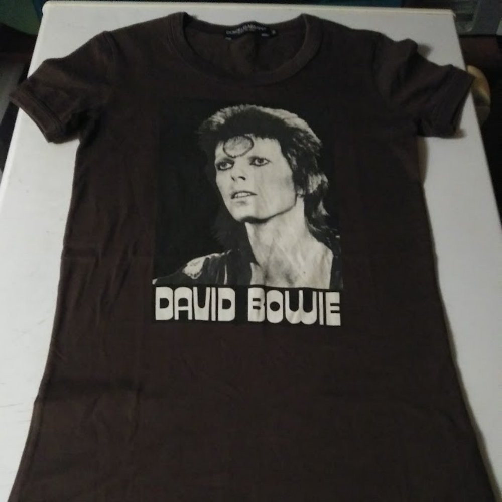 Vintage David Bowie Dolce & Gabbana Ziggy Stardust Size 36 T-shirt
